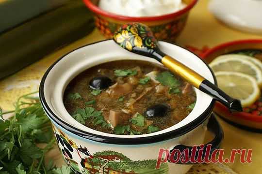 Грибная солянка