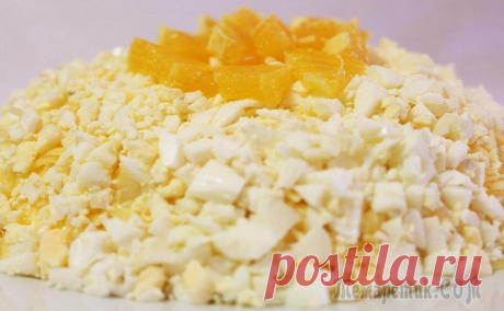 Праздничный салат из апельсинов