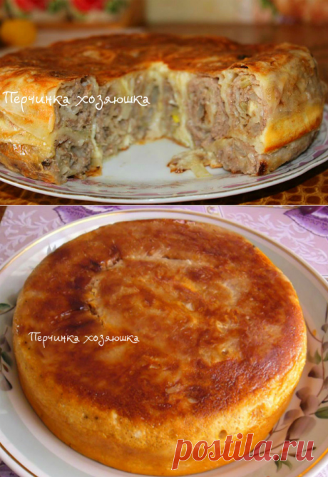 Мясная улитка из лаваша - Перчинка хозяюшка