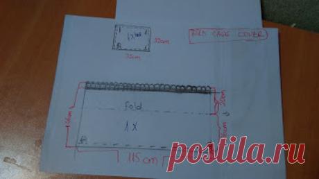 Made in d@li: Bird Cage Cover  A step by step tutorial