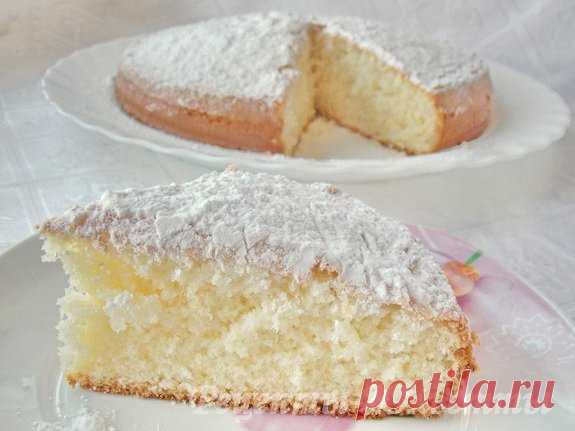 Итальянский бисквит с крахмалом, пышный и нежный!