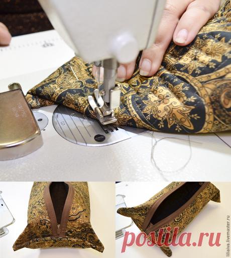 Шьем дорожную косметичку - Ярмарка Мастеров - ручная работа, handmade