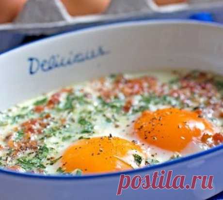 Яичница в духовке