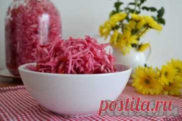 Рецепт приготовления квашеной капусты со свеклой: +3 отзыва и 10 фото в рецепте