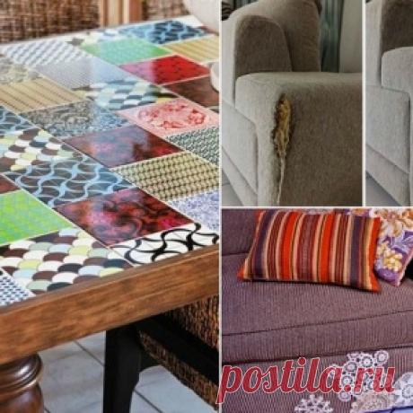 Практичные идеи, которые быстро и идеально скроют дефекты подпорченных вещей - МирТесен