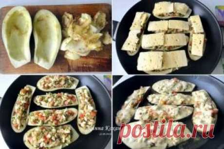 Баклажаны с помидорами и сыром