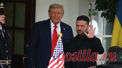 Politico: Зеленский работает с Трампом над сделкой по поставке оружия Украине. Владимир Зеленский обсуждает с американским лидером Дональдом Трампом «мегасделку» по поставке оружия Украине. Об этом пишет издание Politico. Читать далее