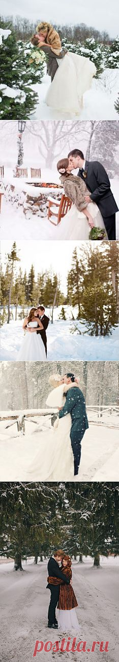 Особенности зимней свадебной фотосессии в городе - WeddyWood
