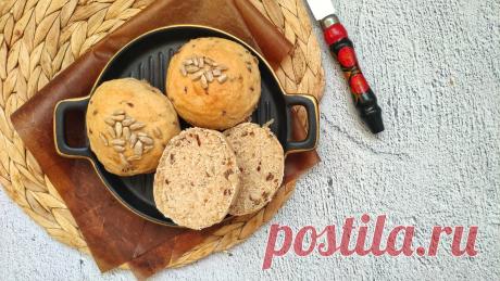 Больше не ищу (остановилась) рецепт цельнозерновых булочек, устраивает полностью, булочки мягкие, полезные и хранятся долго | Кондитер после шести | Дзен