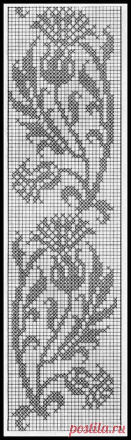 Scotch Thistle • Chart. This would make a lovely bookmark.