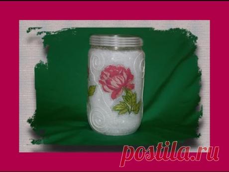 Ваза своими руками из того, что есть в доме! Мастер класс! hand-made