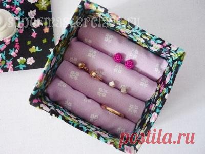 Шкатулка для украшений своими руками