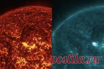 На Солнце произошла двойная вспышка