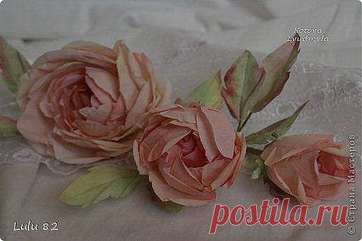 Как сделать розу из ткани.