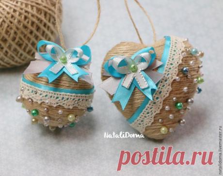Делаем симпатичные новогодние шарики - Ярмарка Мастеров - ручная работа, handmade