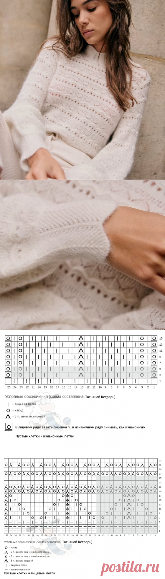 Lya Sweater от Sezanе́ из мохера с мериносом