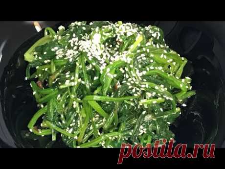 Шпинат по китайски.Находка для любителей китайской кухни.