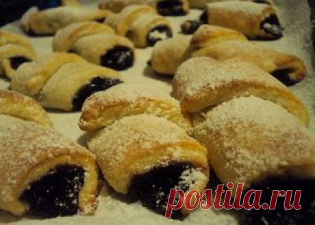 Очень вкусные творожные рогалики без яиц за 30 минут