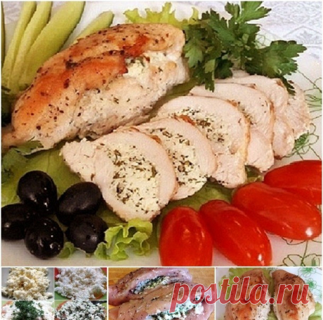 Куриные кармашки с начинкой — Домашний уют