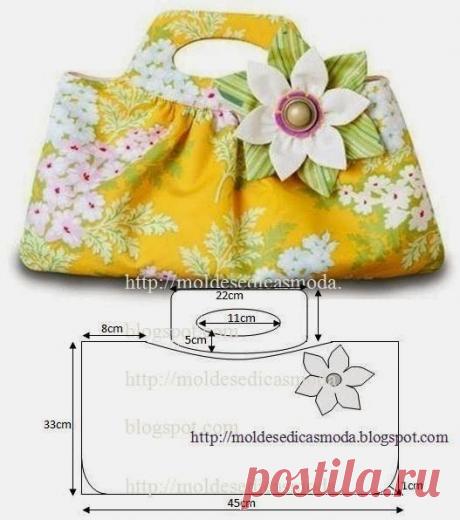 Несколько сумок с выкройками