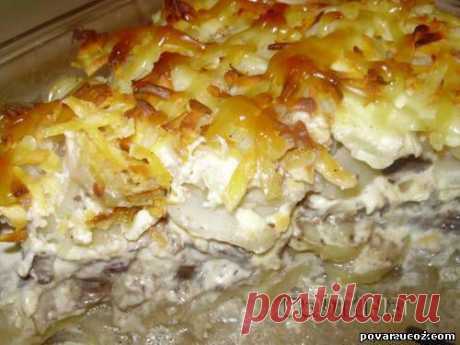Лазанья, картофельно-грибная - Готовим сами