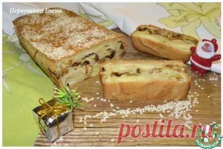 Пирог заливной с картофелем и шкварками Кулинарный рецепт