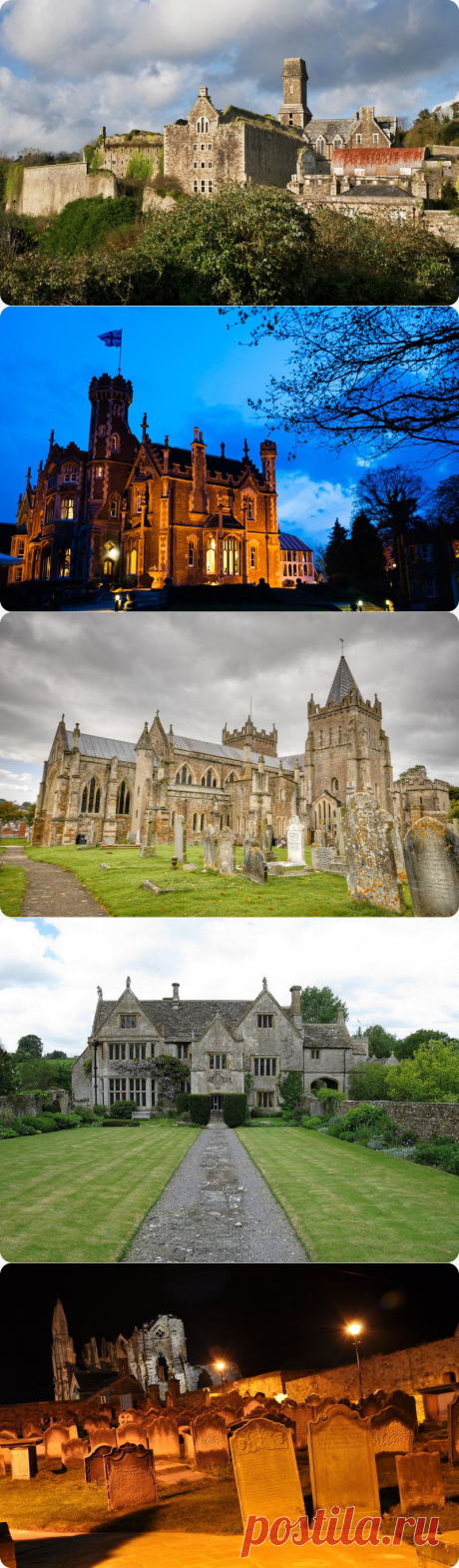 Старинные британские здания с привидениями (подборка 2)