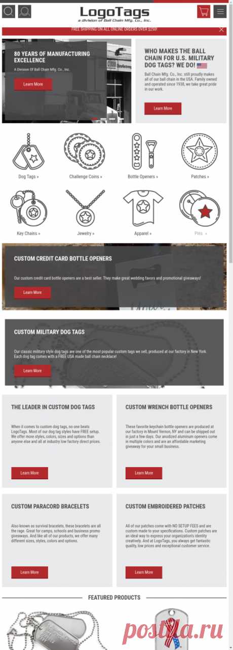 Custom Dog Tags | Challenge Coins | Promo Products LogoTags is the best source for custom dog tags, military dog tags, challenge coins, and other custom promotional products. All at low wholesale prices.