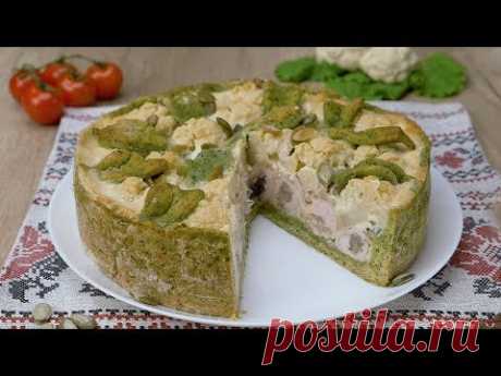 Как приготовить пирог с курицей и шпинатом - Рецепты от Со Вкусом