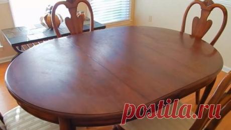 Делаем реставрацию стола своими руками
