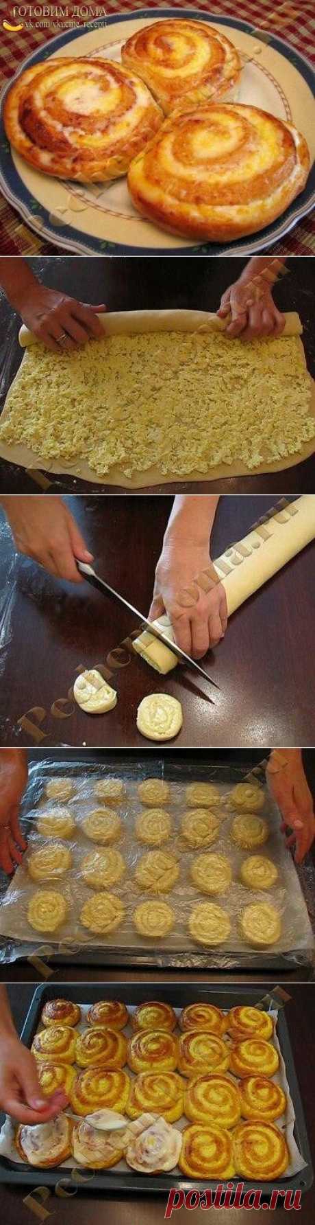 Творожные завитушки