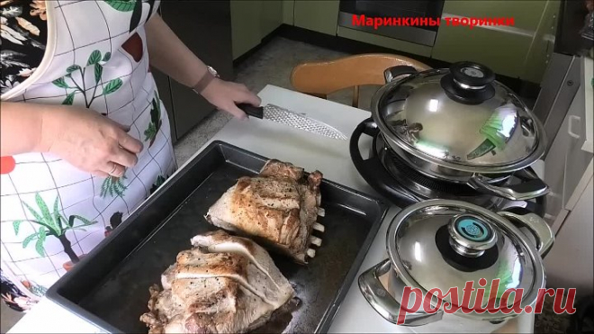 Свиные рёбра на обед. Маринкины творинки