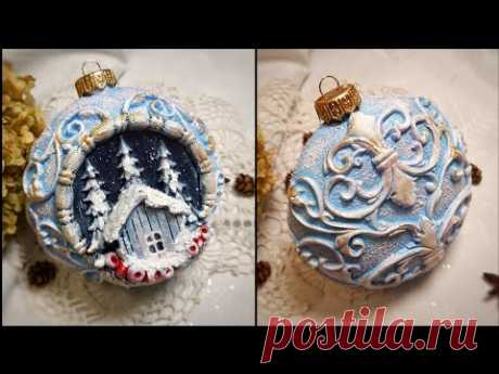 Winter medallion 🎄 Christmas ornament