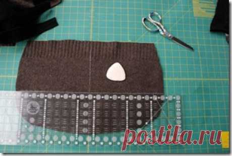Как сшить сумку из старого пуловера / KNITLY.com - блог о рукоделии, мастерклассы