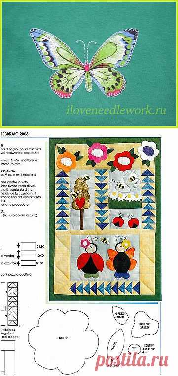 Как сделать аппликацию из ткани.Аппликации.