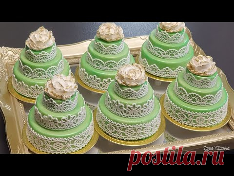 Мини шоколадный торт на свадьбу