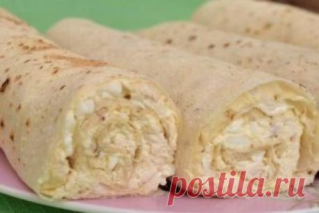 Куриный рулет в лаваше | Мой садочек