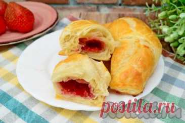 Круассаны с клубникой из слоёного теста: antonalexa23 — LiveJournal