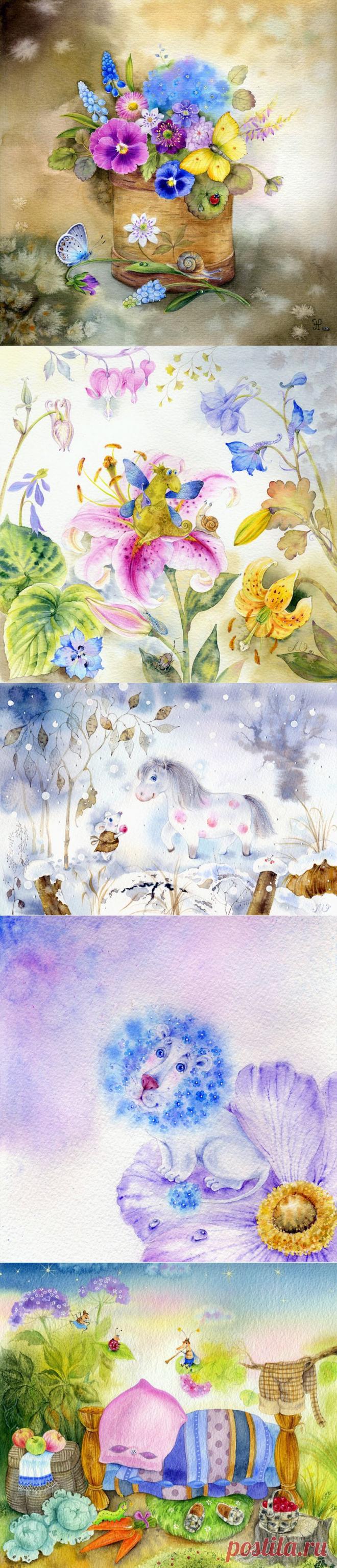 ХУДОЖНИК-ИЛЛЮСТРАТОР ЭЛИНА РЕПКИНА (МОИСЕЕНКО). | Самоцветик