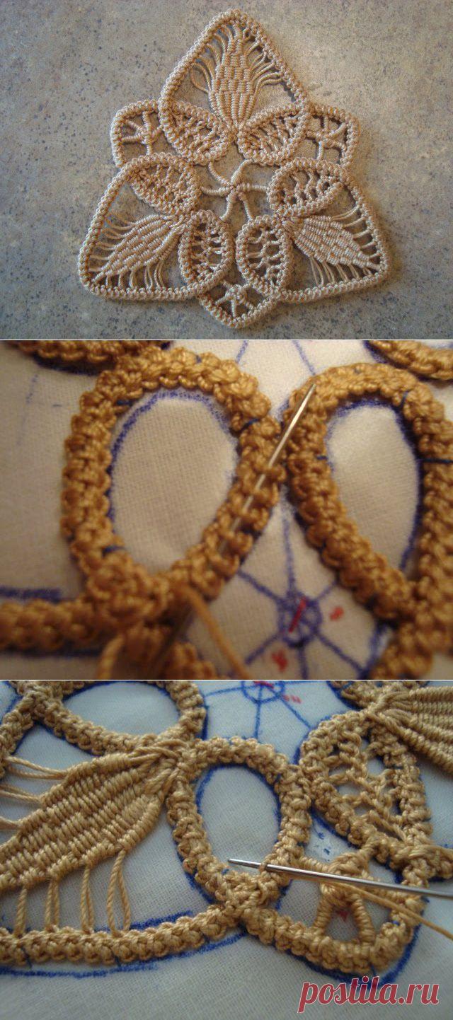 Румынское кружево Мастер класс.
