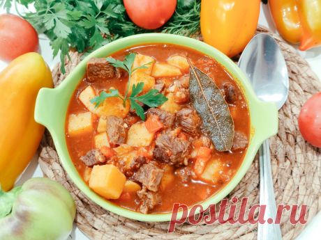 Суп гуляш &amp;#8212; Вкусный день(ВариДаЕшь)