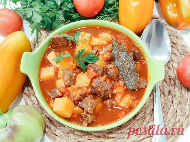 Суп гуляш &#8212; Вкусный день(ВариДаЕшь)