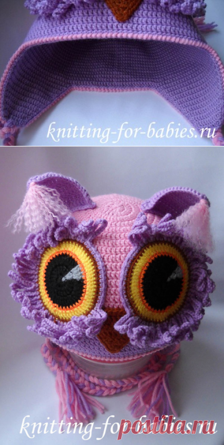 Шапочка "сова", описание