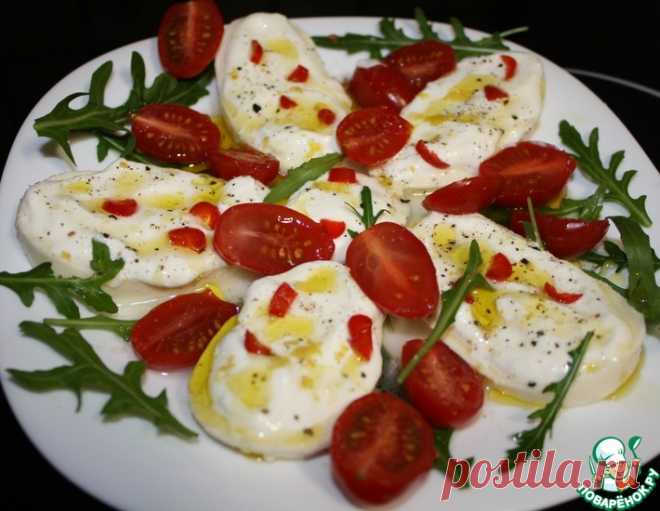 Закуска из маринованной моцареллы со сметаной – кулинарный рецепт
