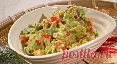 Классический гуакамоле с авокадо, пошаговый рецепт с фото