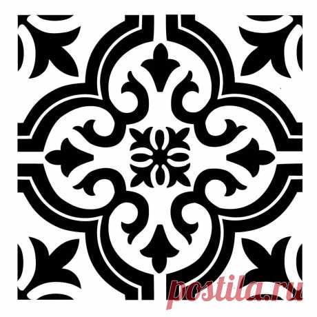 TILE18 Reusable Laser-Cut Floor Fireplace Step or Wall Tile