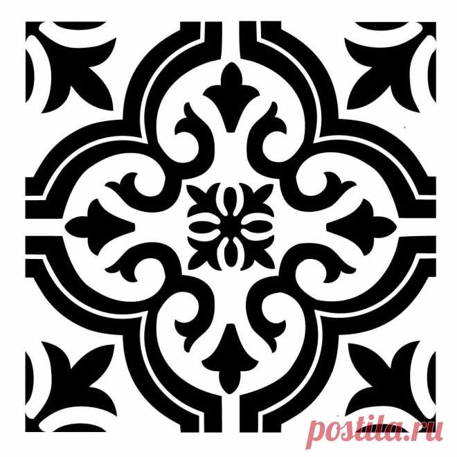 TILE18 Reusable Laser-Cut Floor Fireplace Step or Wall Tile