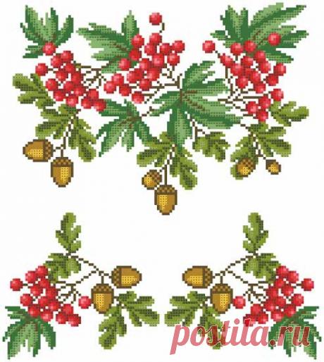 Gallery.ru / Фото #51 - схемы для вышиванок - zhivushaya