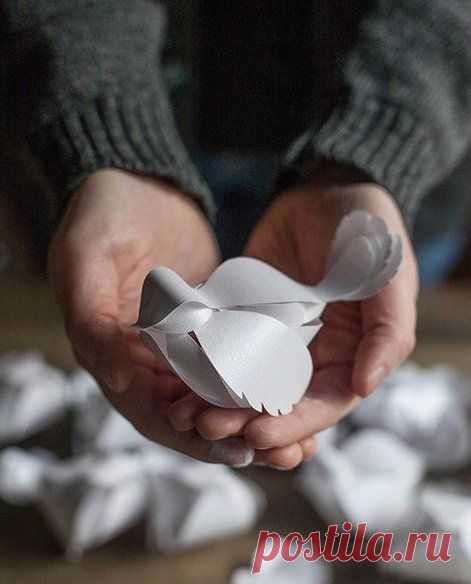 Восхитительные птички из бумаги + шаблоны