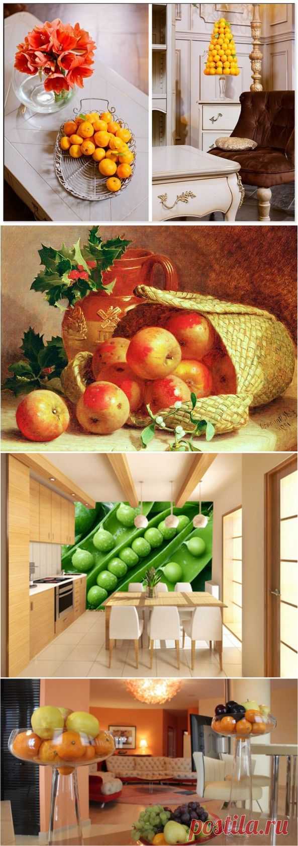 Декор интерьера продуктовой темой